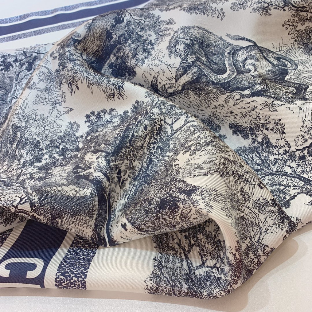 Dior 100% Mulberry Silk 90cm Scarf!  