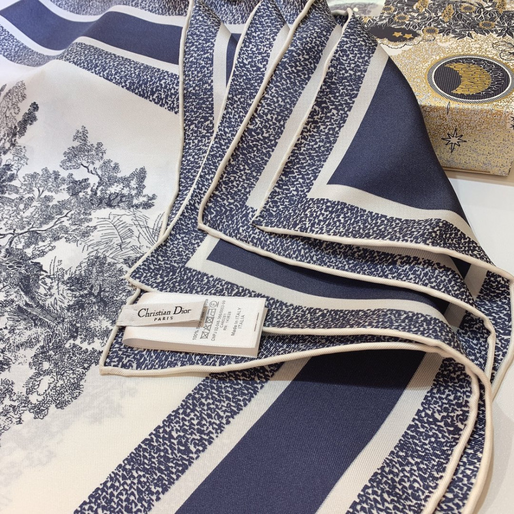 Dior 100% Mulberry Silk 90cm Scarf!  