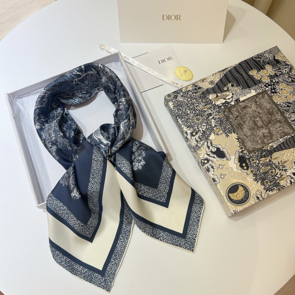 Dior 100% Mulberry Silk 90cm Scarf!  
