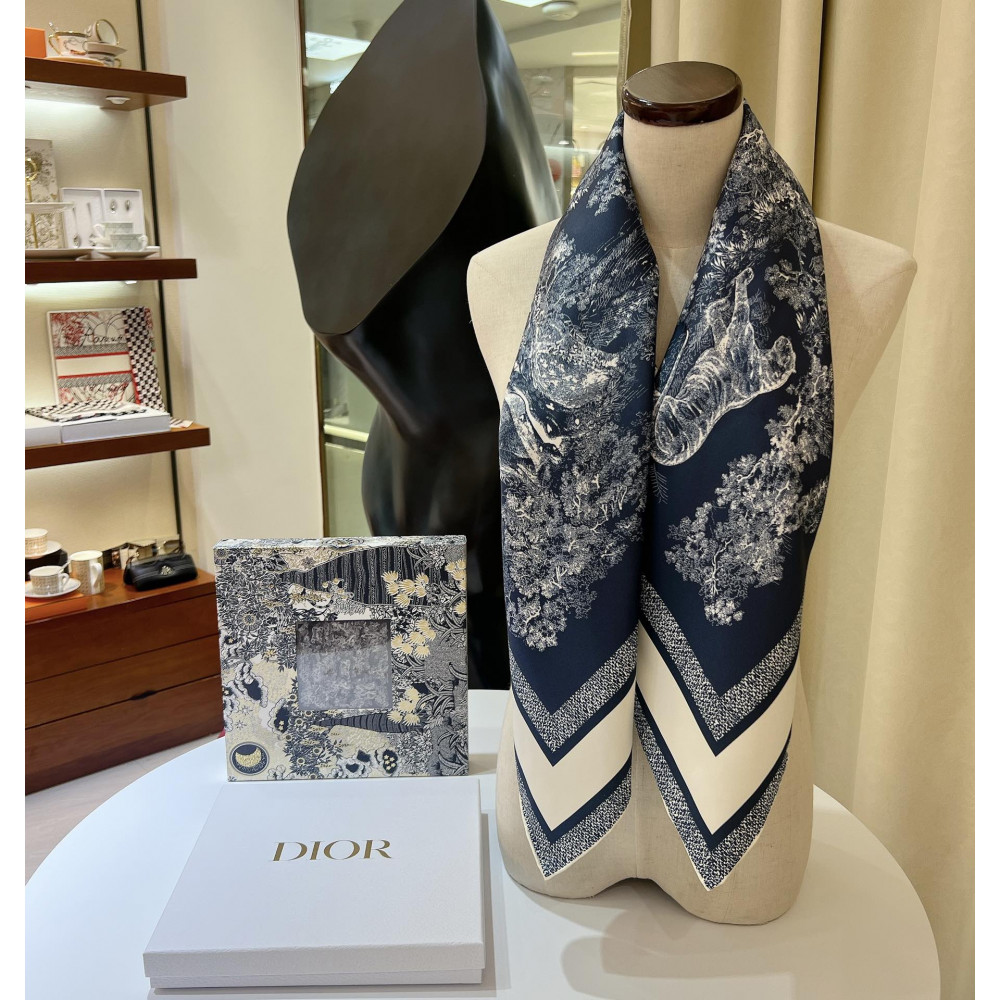 Dior 100% Mulberry Silk 90cm Scarf!  