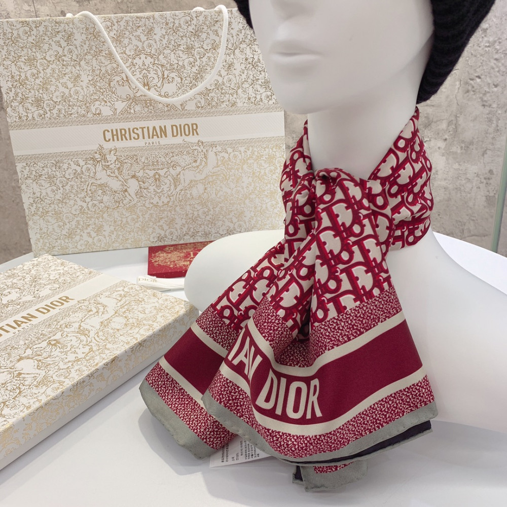 Dior 100% Mulberry Silk 90cm Scarf!  
