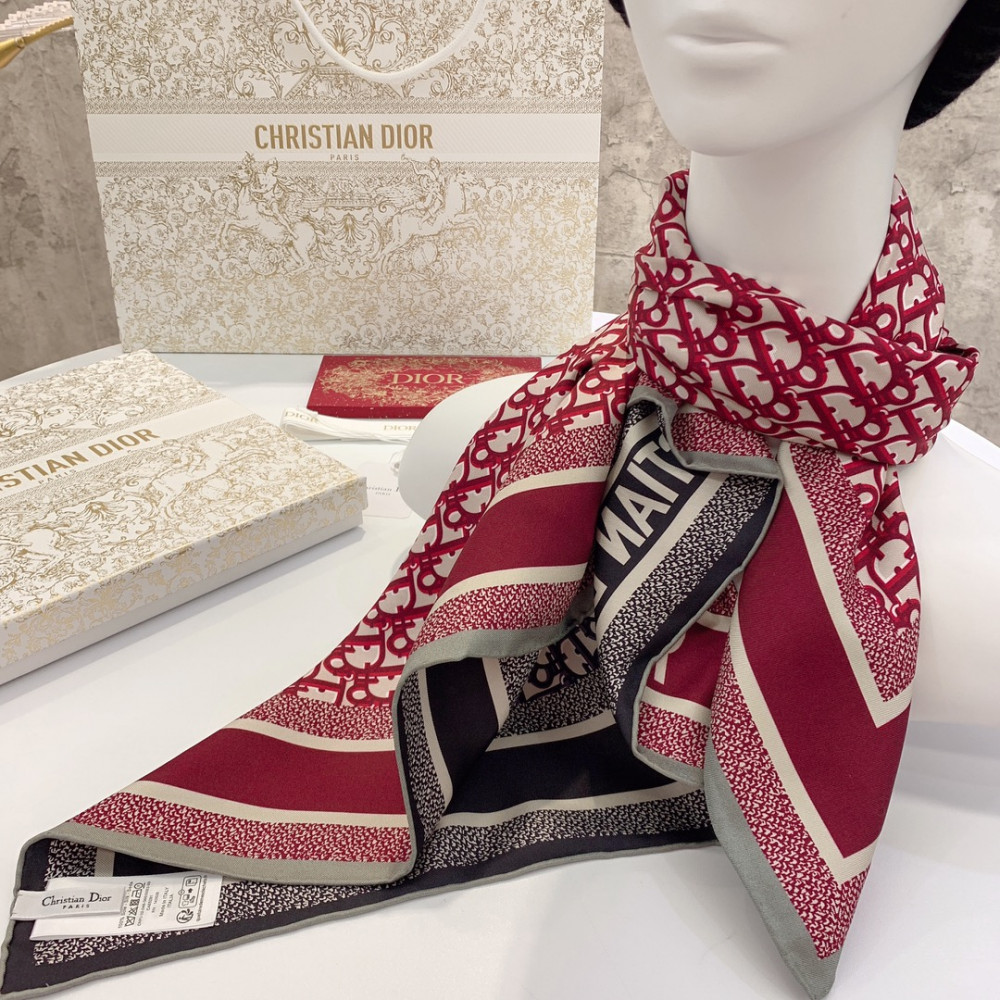Dior 100% Mulberry Silk 90cm Scarf!  