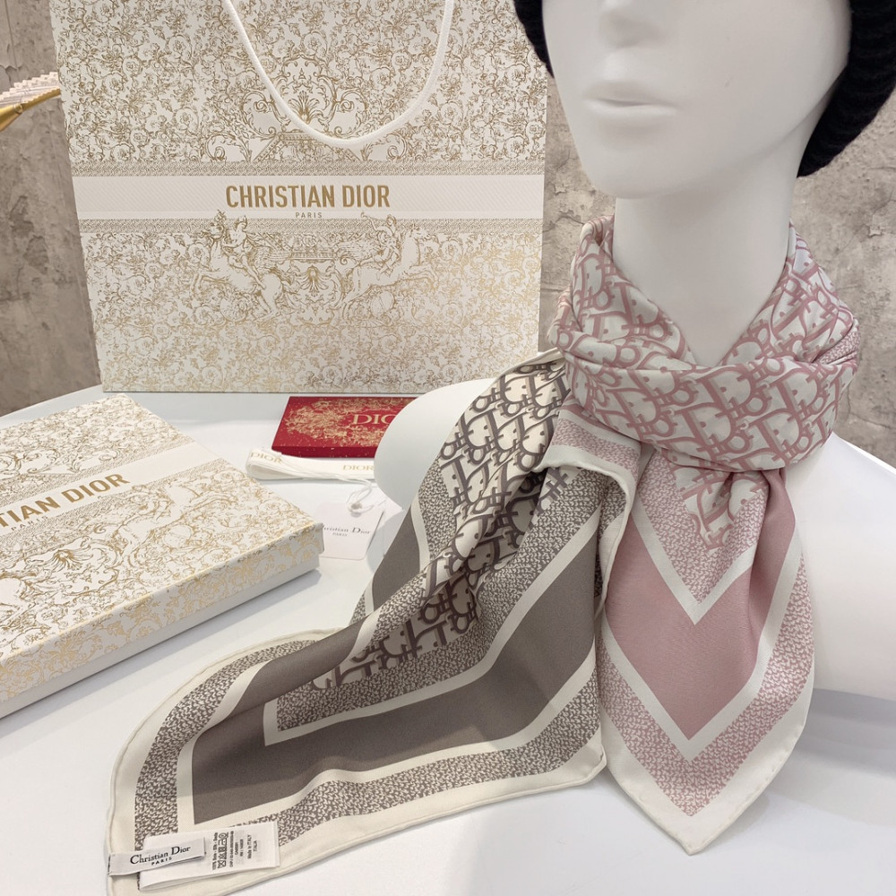 Dior 100% Mulberry Silk 90cm Scarf!  