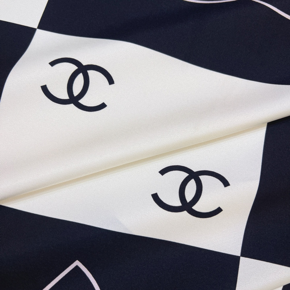 Chanel 100% silk 90cm square scarf!  