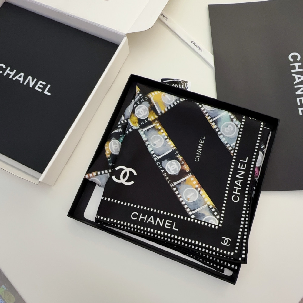 Chanel 100% silk 90cm square scarf!  