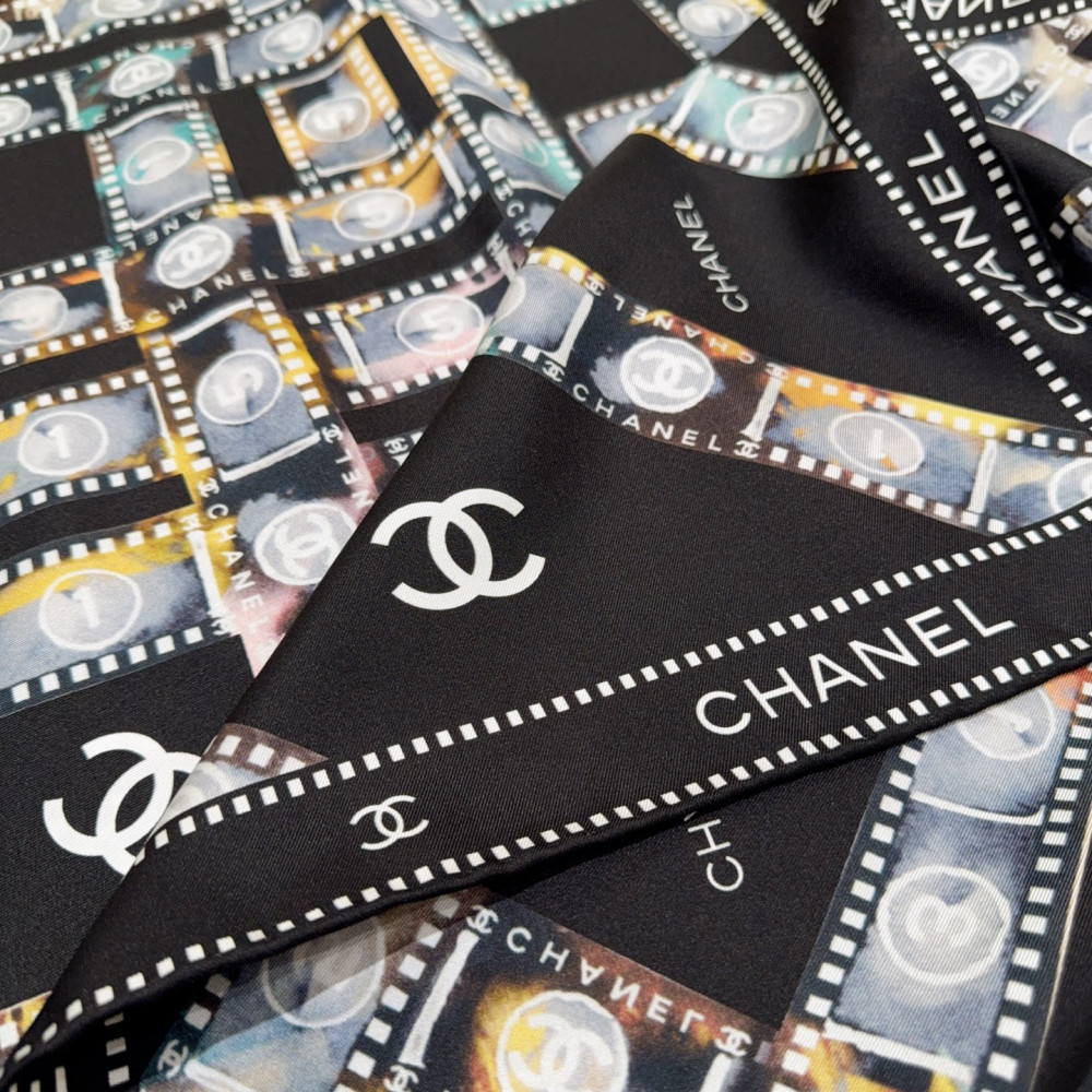 Chanel 100% silk 90cm square scarf!  