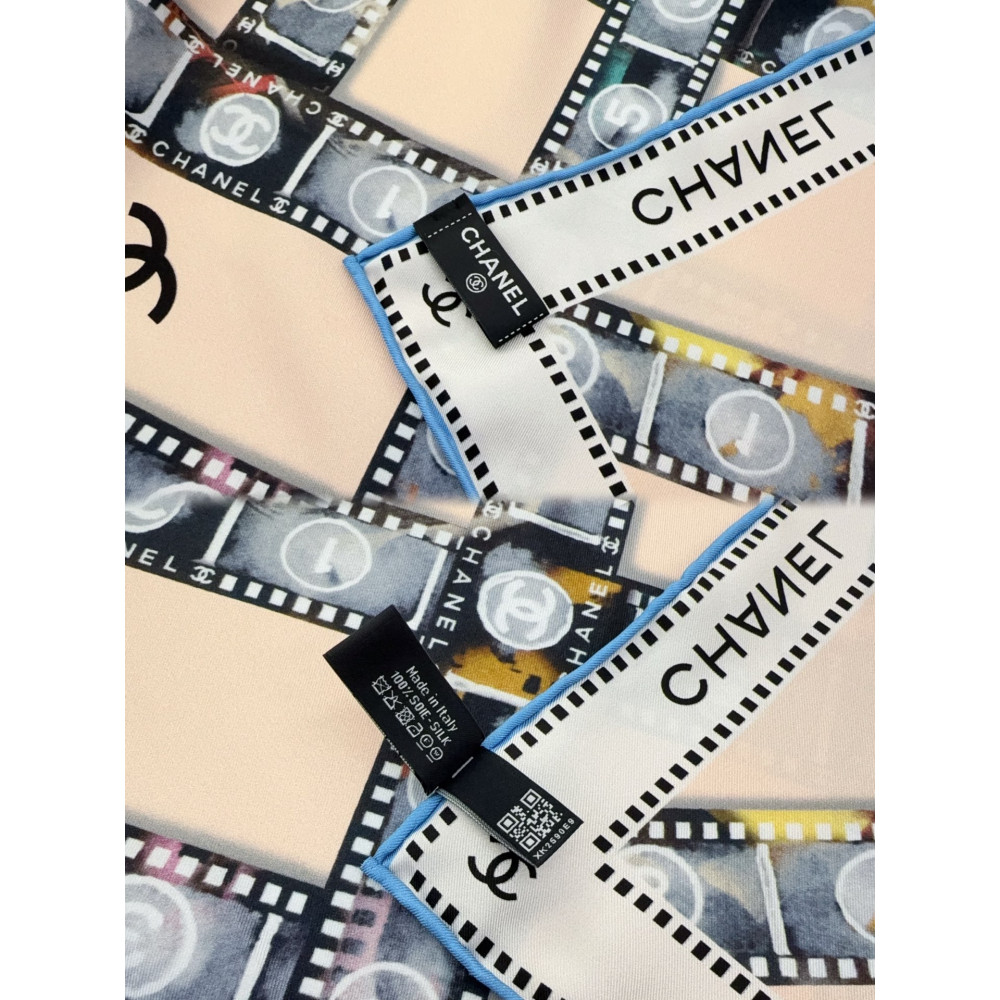 Chanel 100% silk 90cm square scarf!  