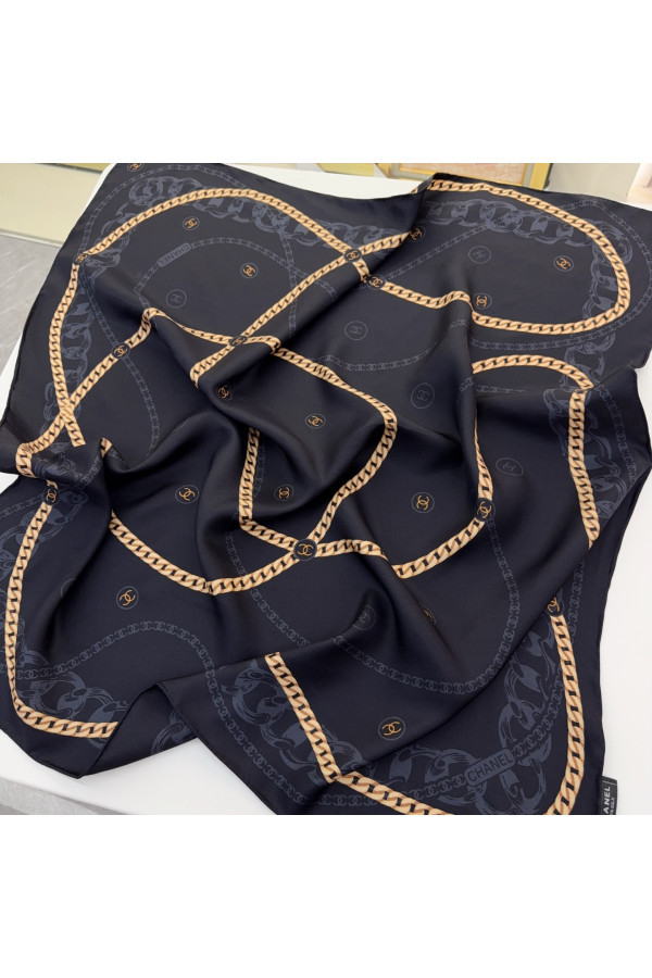 Chanel 100% silk 90cm square scarf!  