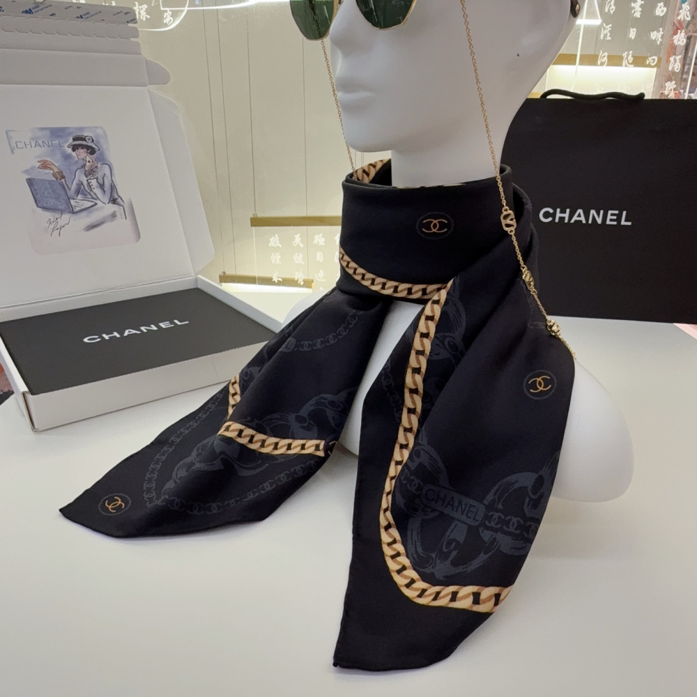 Chanel 100% silk 90cm square scarf!  
