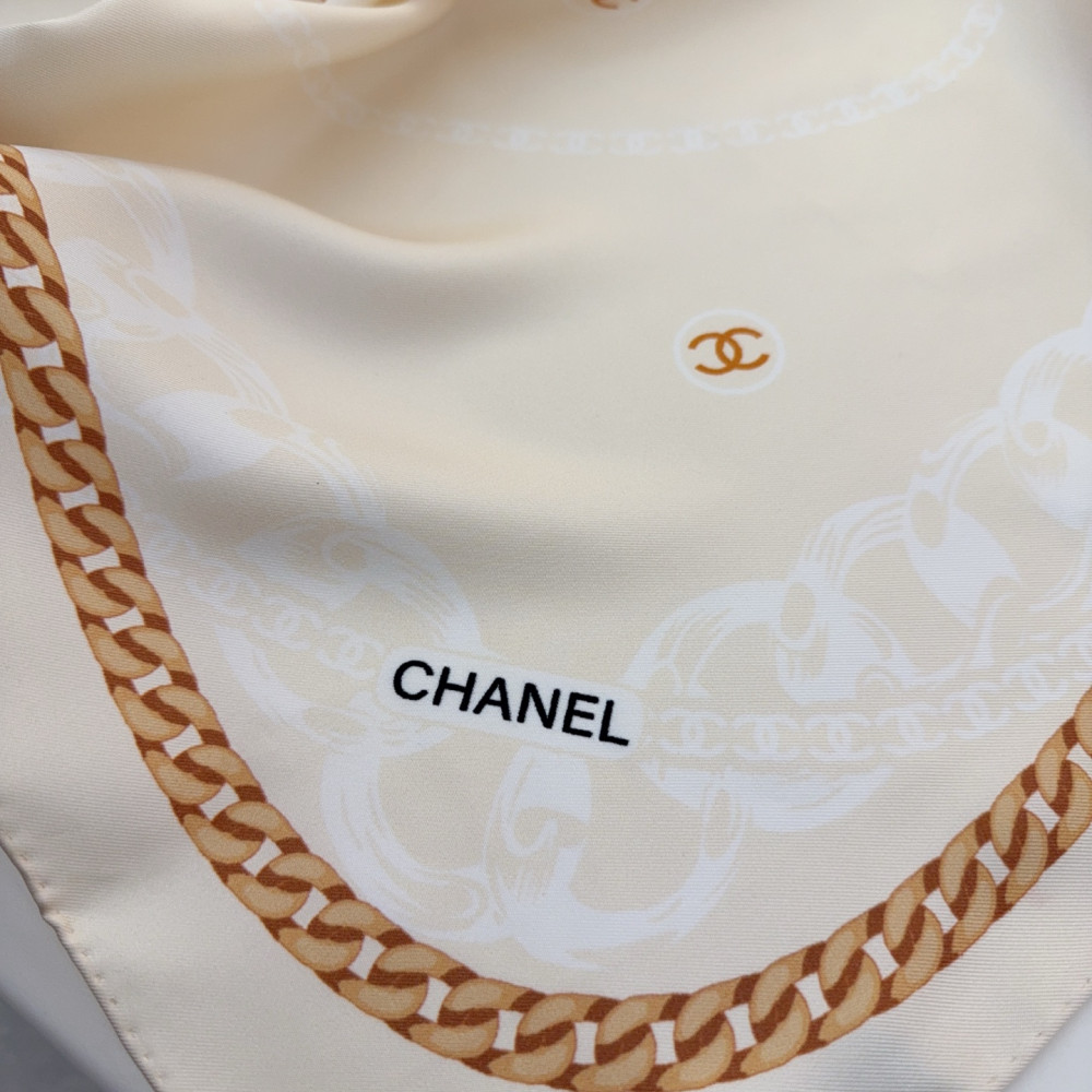 Chanel 100% silk 90cm square scarf!  