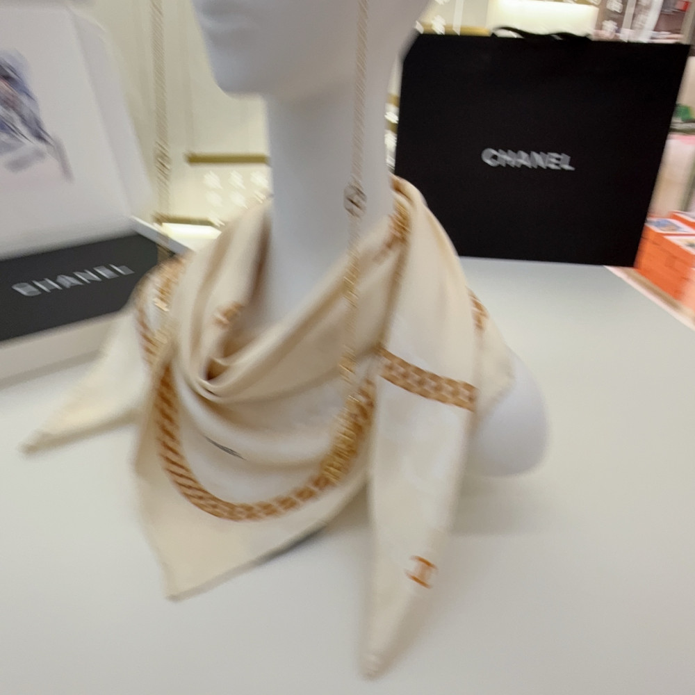 Chanel 100% silk 90cm square scarf!  