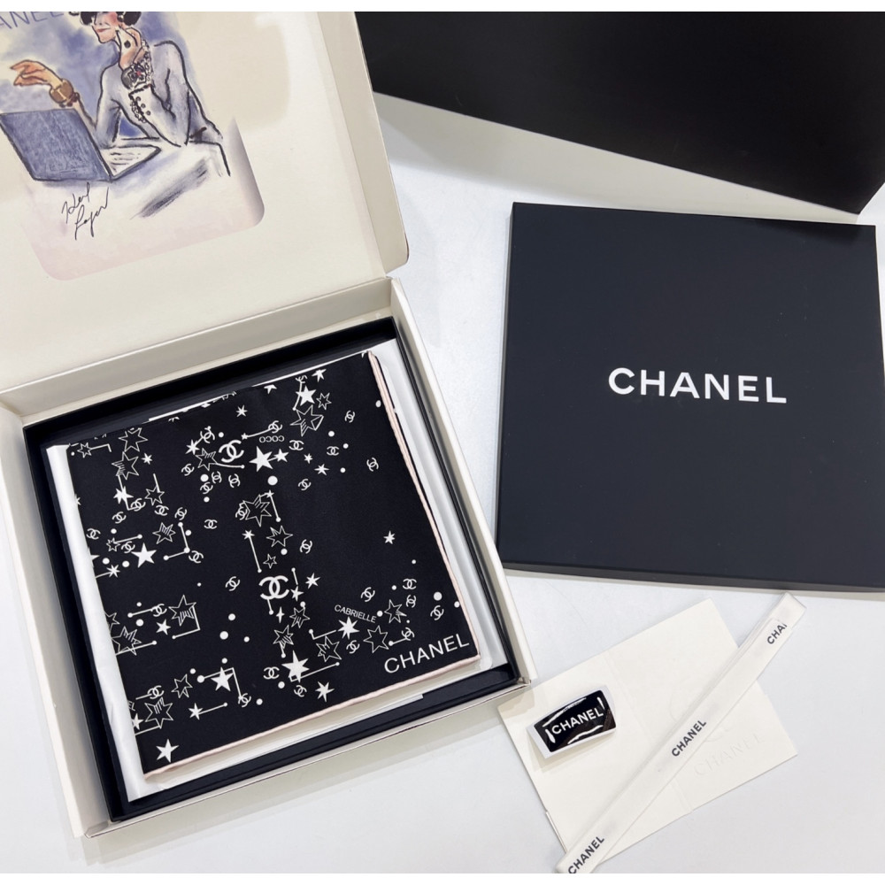 Chanel 100% silk 90cm square scarf!  