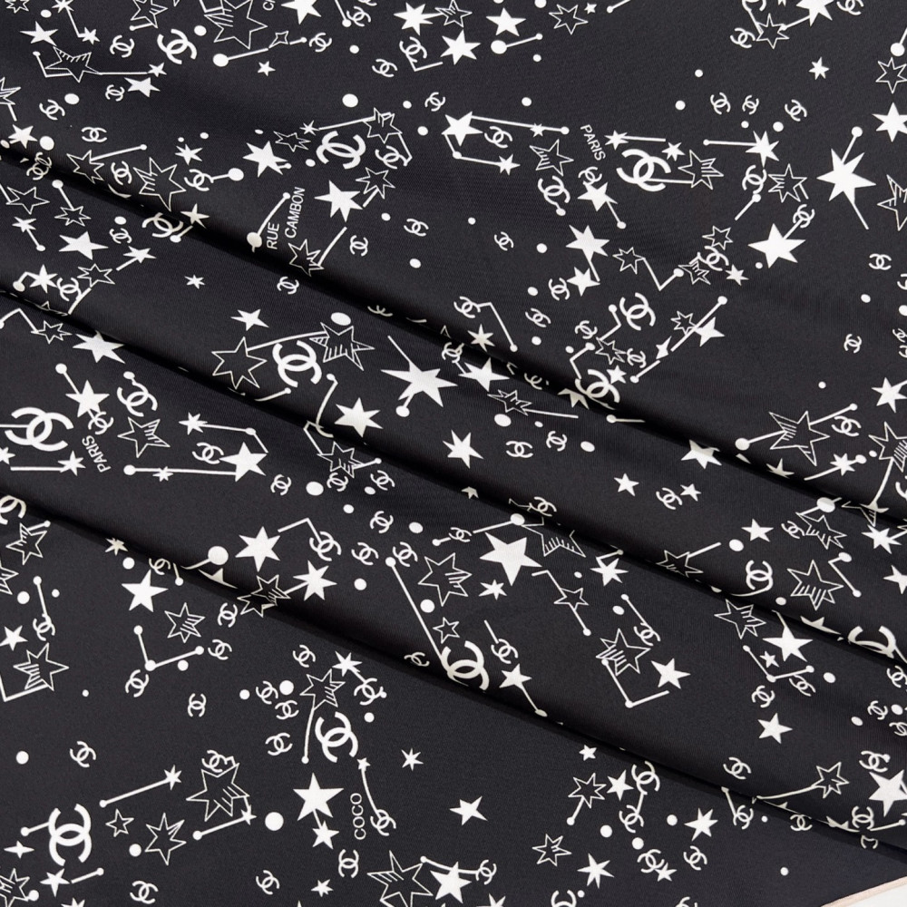 Chanel 100% silk 90cm square scarf!  