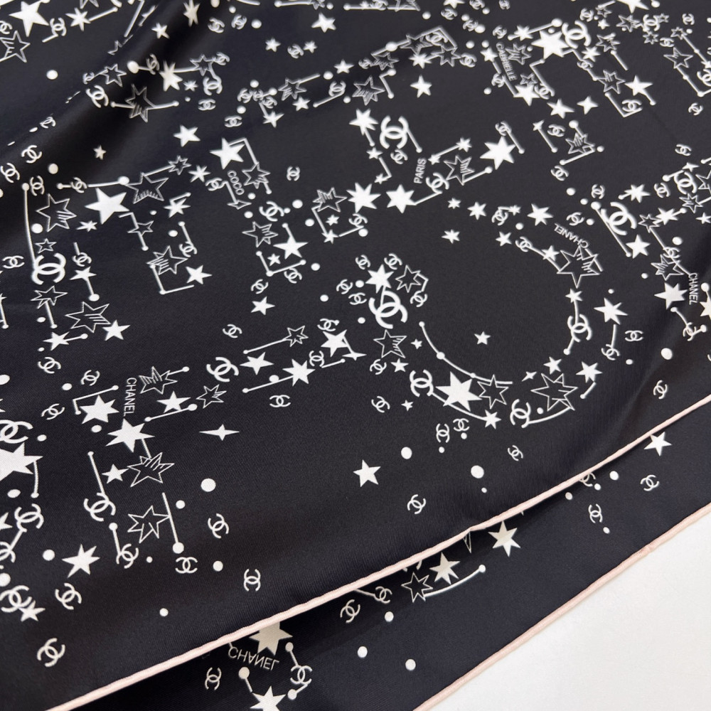 Chanel 100% silk 90cm square scarf!  