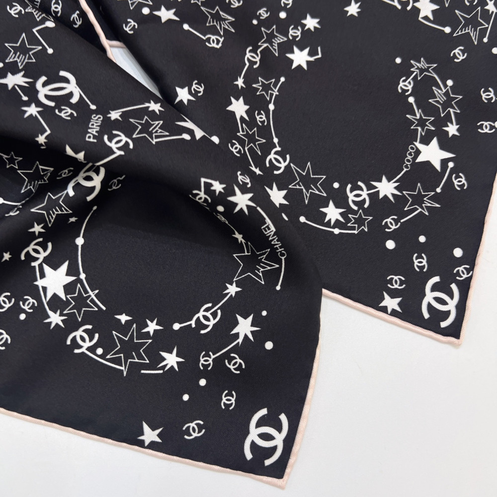 Chanel 100% silk 90cm square scarf!  