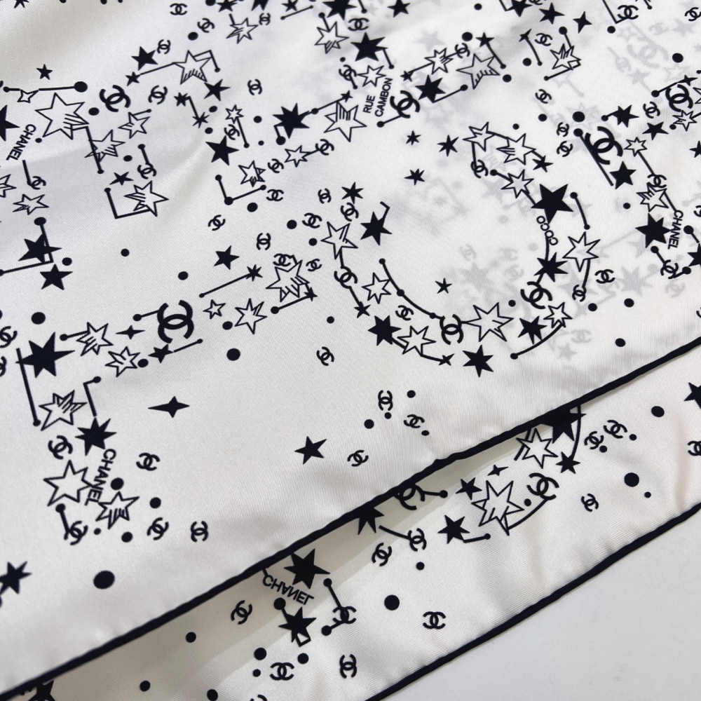 Chanel 100% silk 90cm square scarf!  