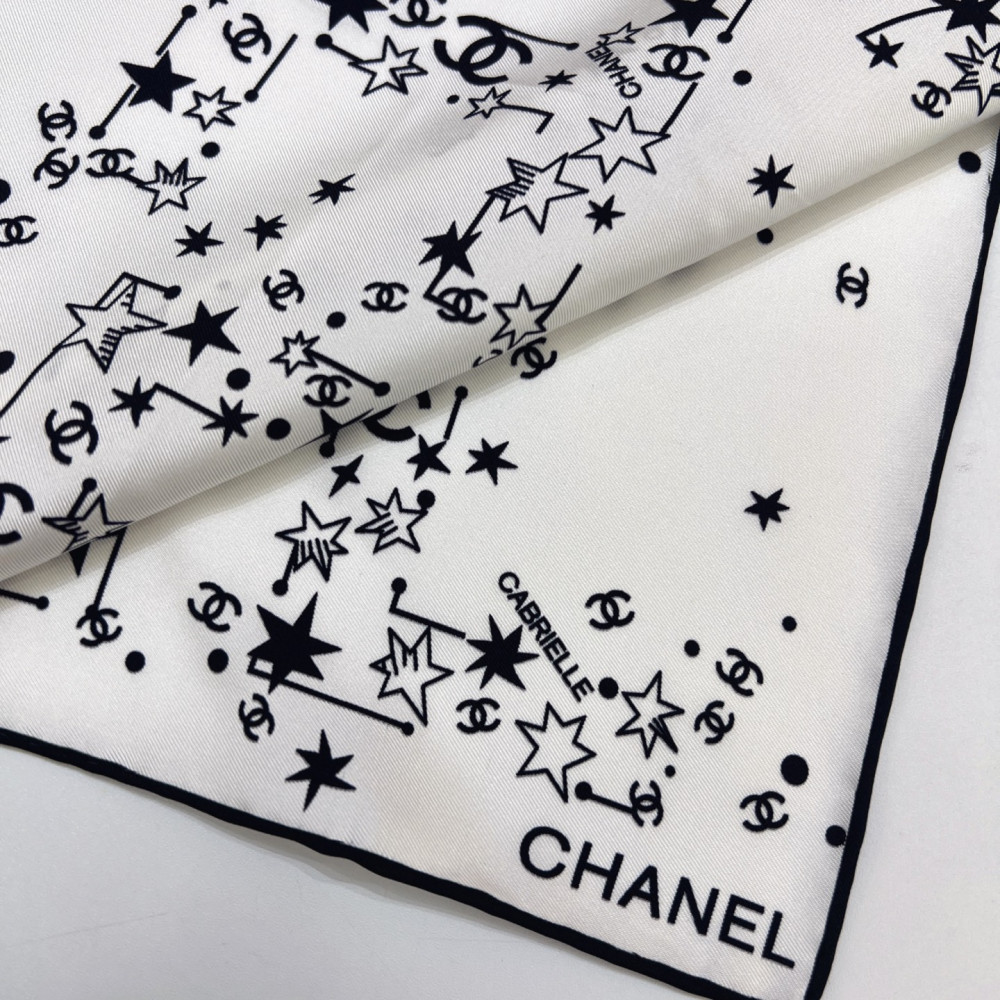 Chanel 100% silk 90cm square scarf!  