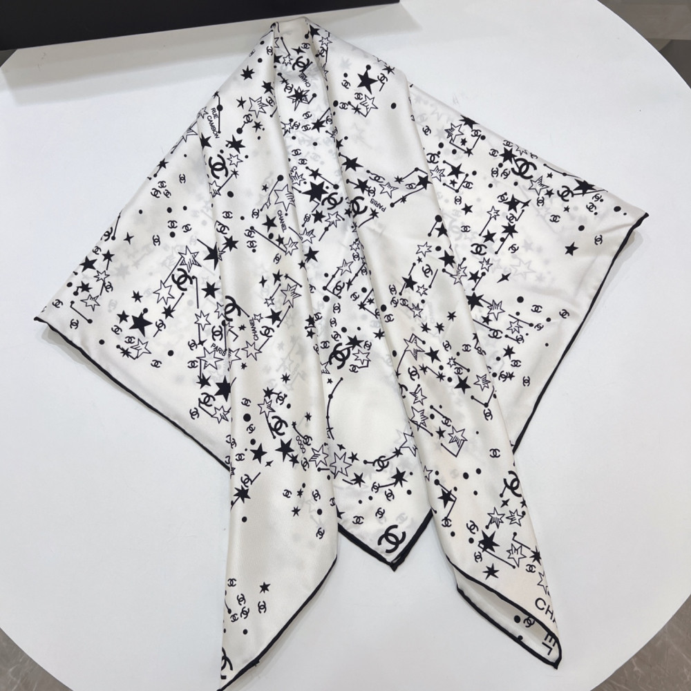 Chanel 100% silk 90cm square scarf!  