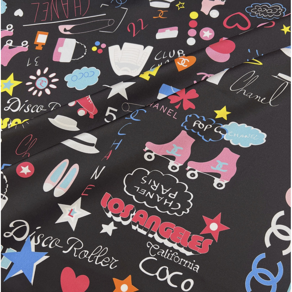 Chanel 100% silk 90cm square scarf!  