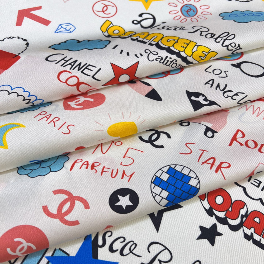 Chanel 100% silk 90cm square scarf!  