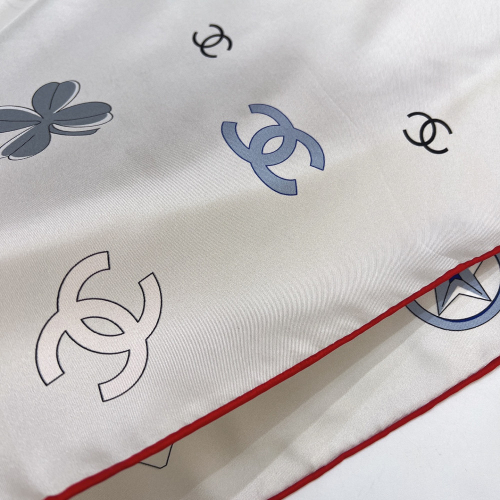Chanel 100% silk 90cm square scarf!  