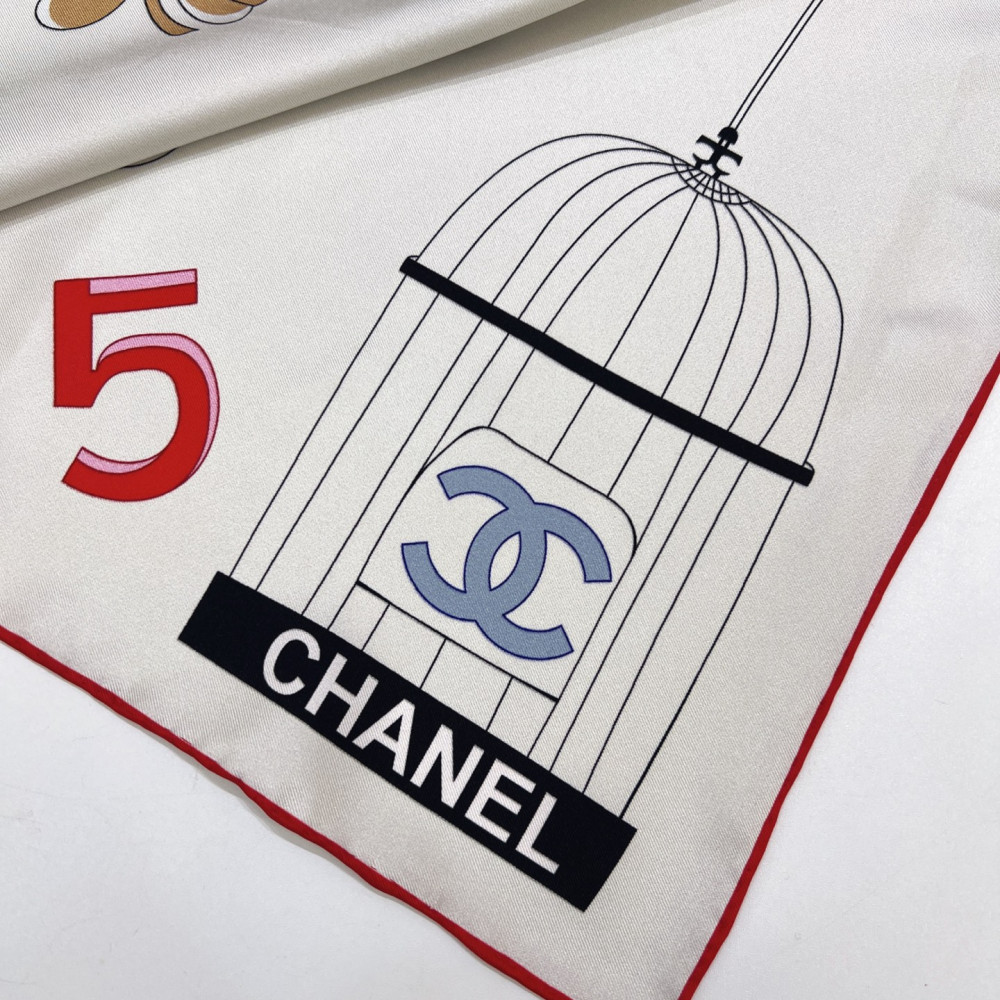 Chanel 100% silk 90cm square scarf!  