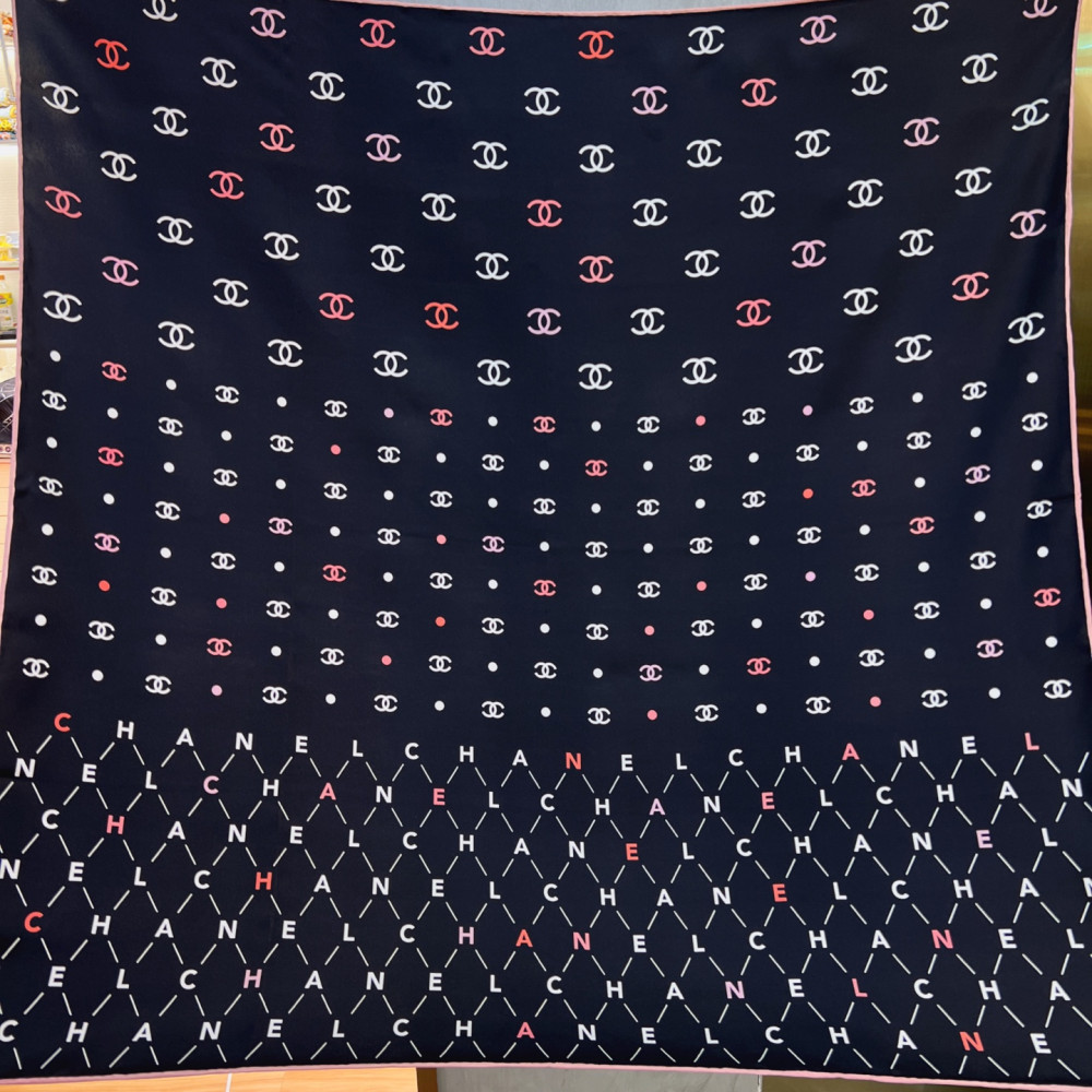 Chanel 100% silk 90cm square scarf!  