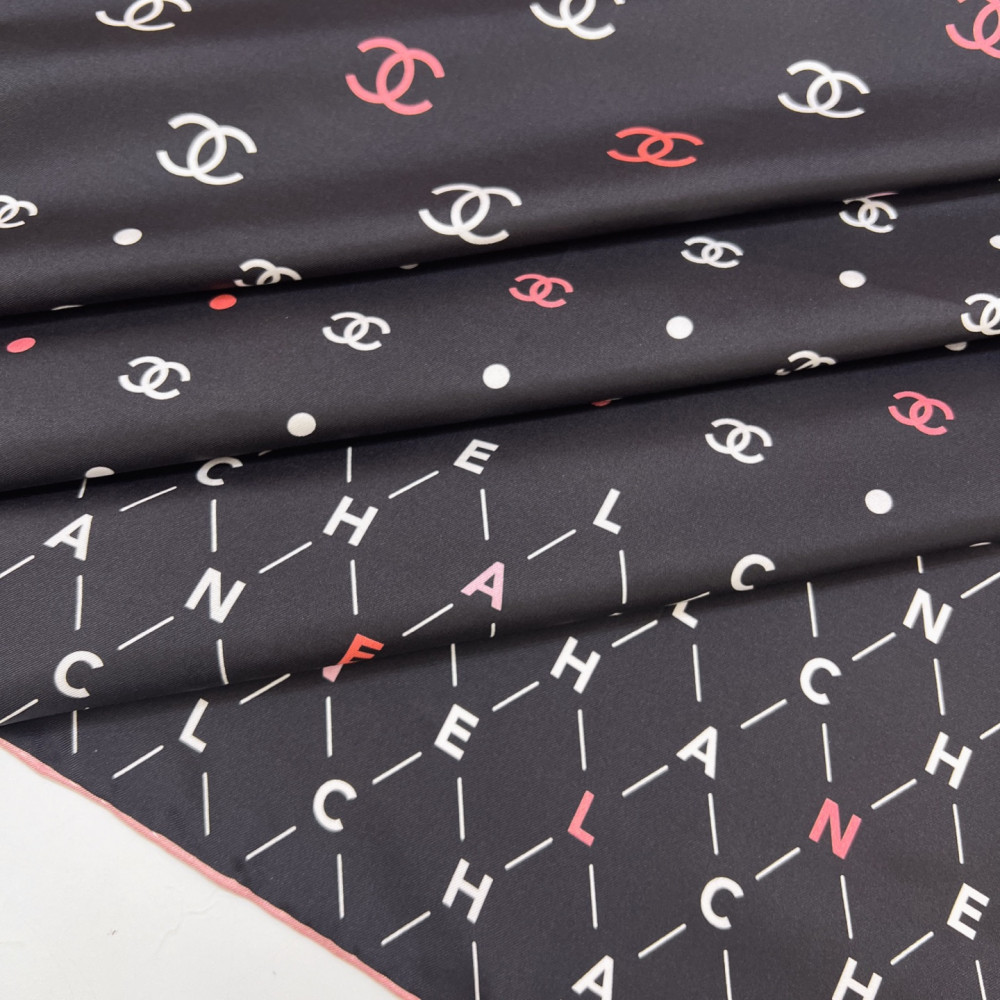 Chanel 100% silk 90cm square scarf!  