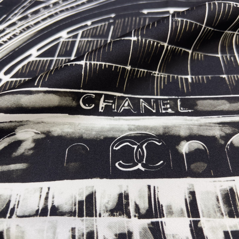 Chanel 100% silk 90cm square scarf!  