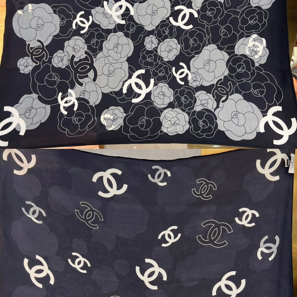 Chanel 100% silk 90cm square scarf!  