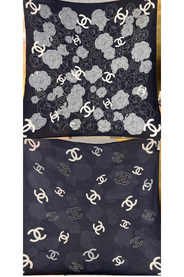 Chanel 100% silk 90cm square scarf!  