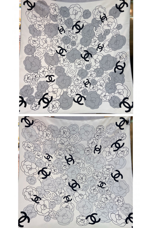 Chanel 100% silk 90cm square scarf!  
