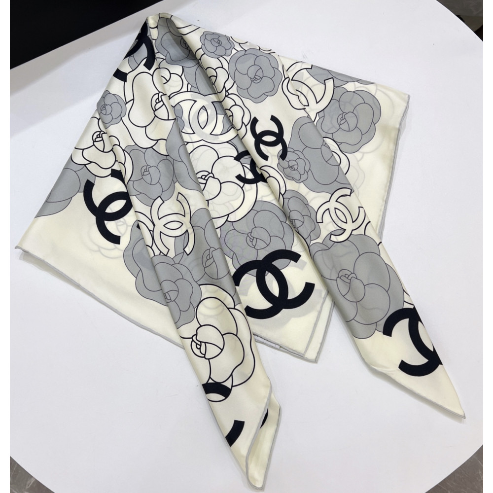 Chanel 100% silk 90cm square scarf!  