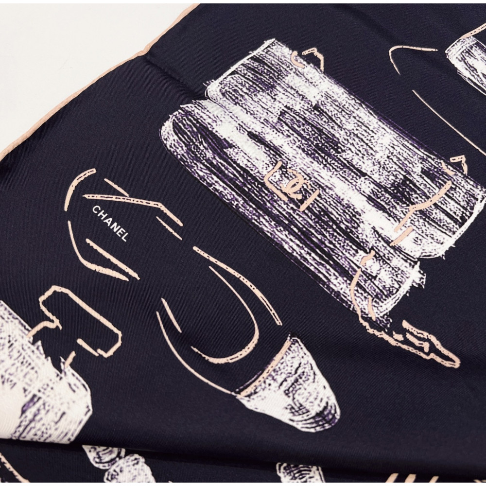 Chanel 100% silk 90cm square scarf!  