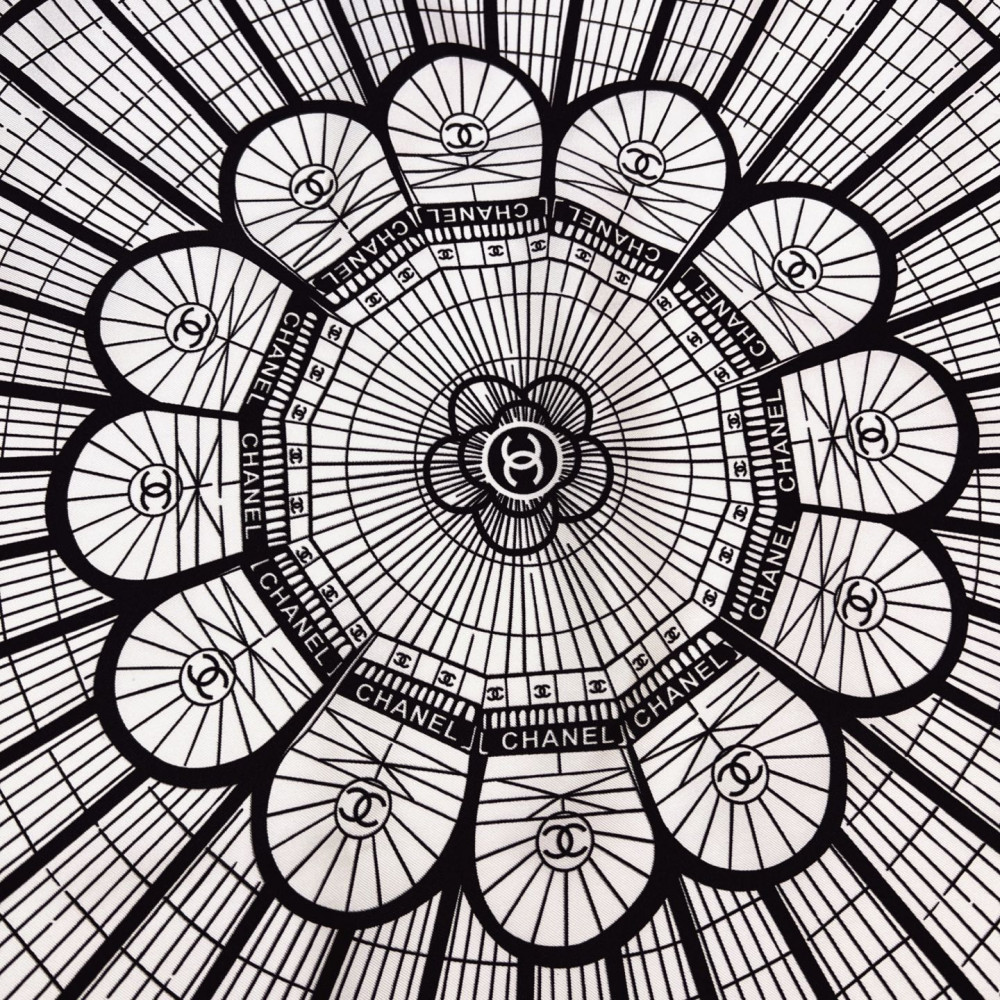 Chanel 100% silk 90cm square scarf!  