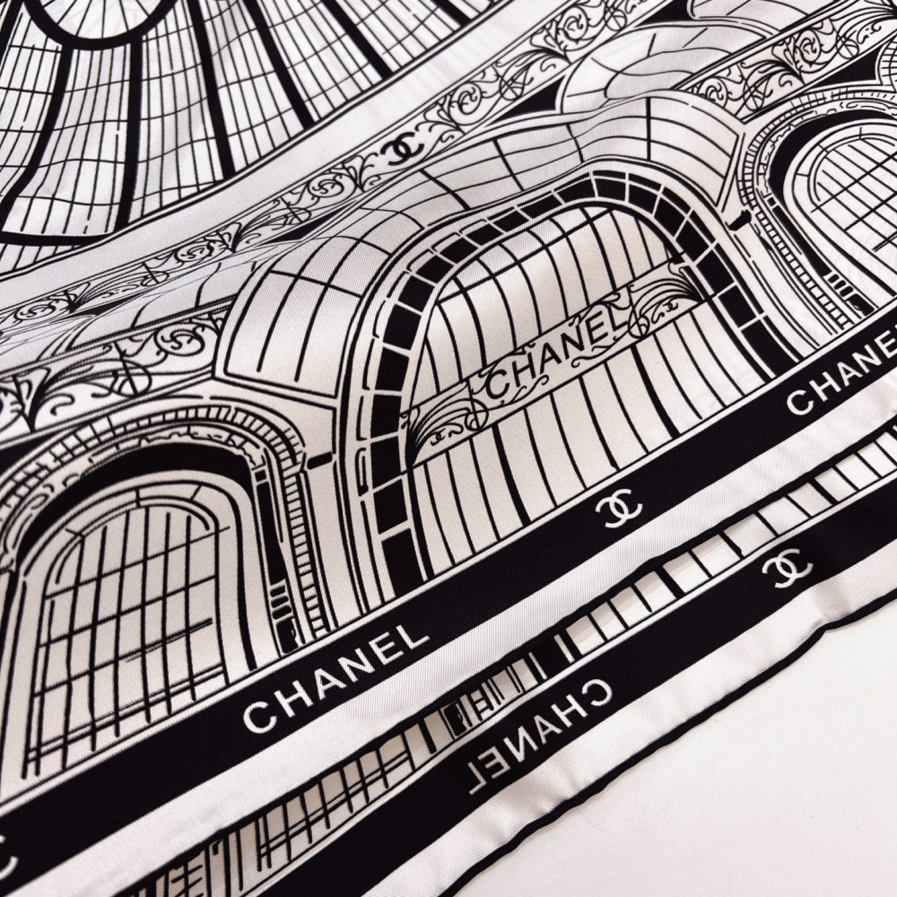 Chanel 100% silk 90cm square scarf!  