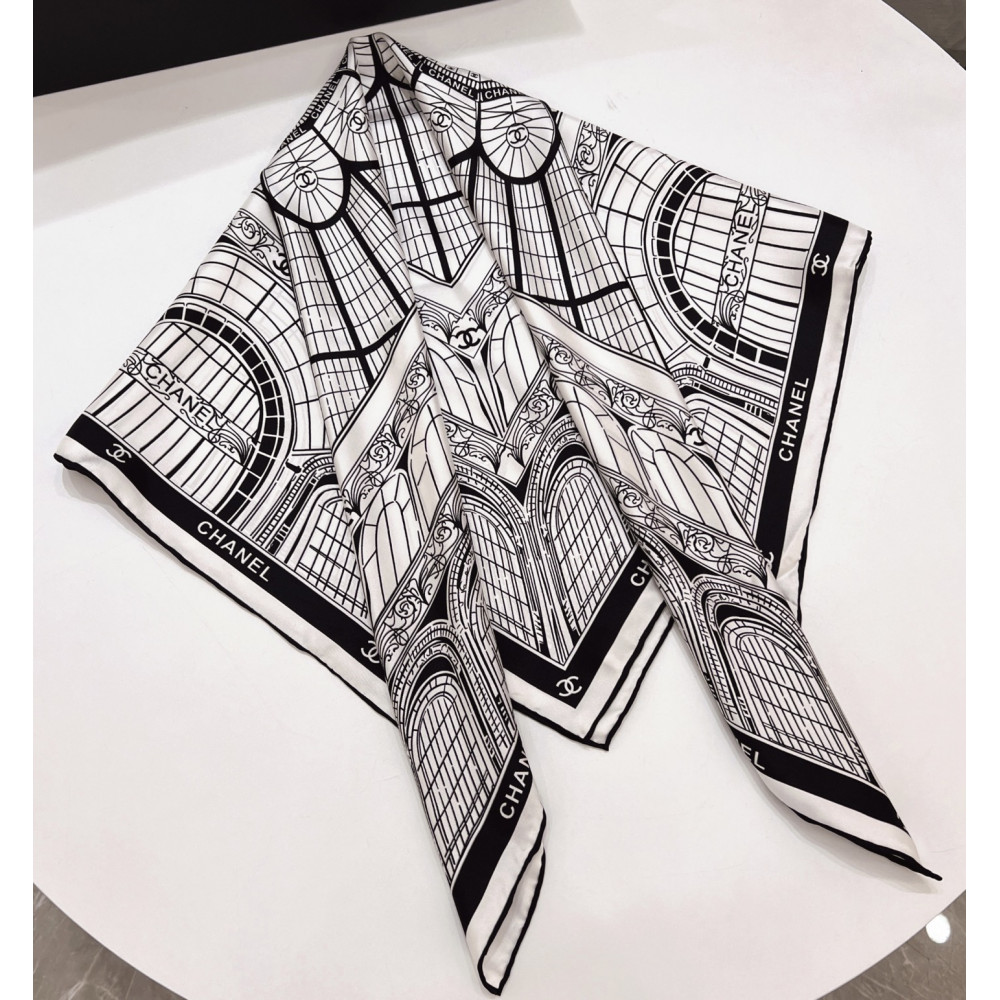 Chanel 100% silk 90cm square scarf!  