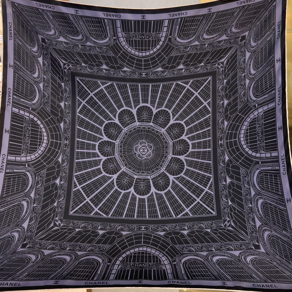 Chanel 100% silk 90cm square scarf!  