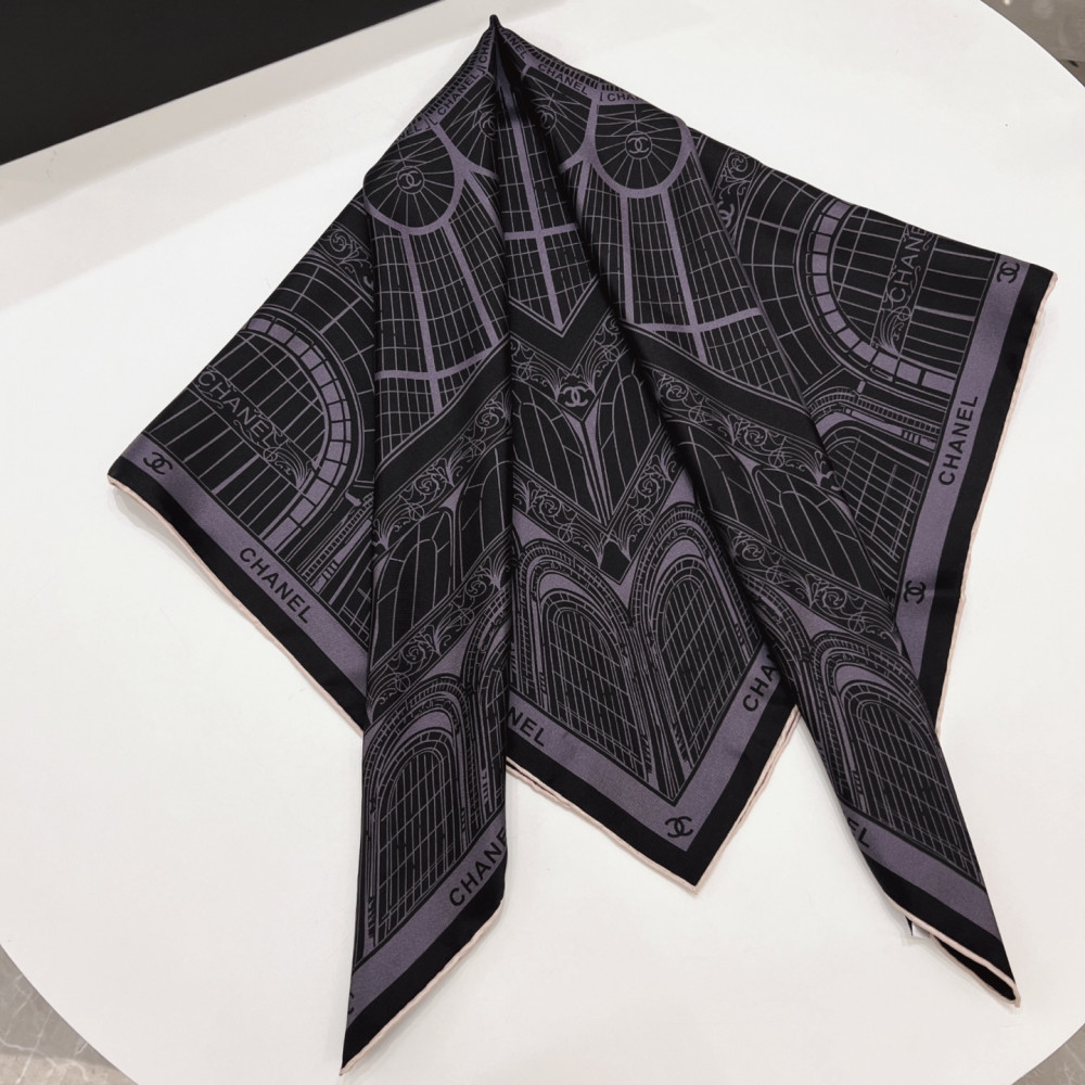 Chanel 100% silk 90cm square scarf!  