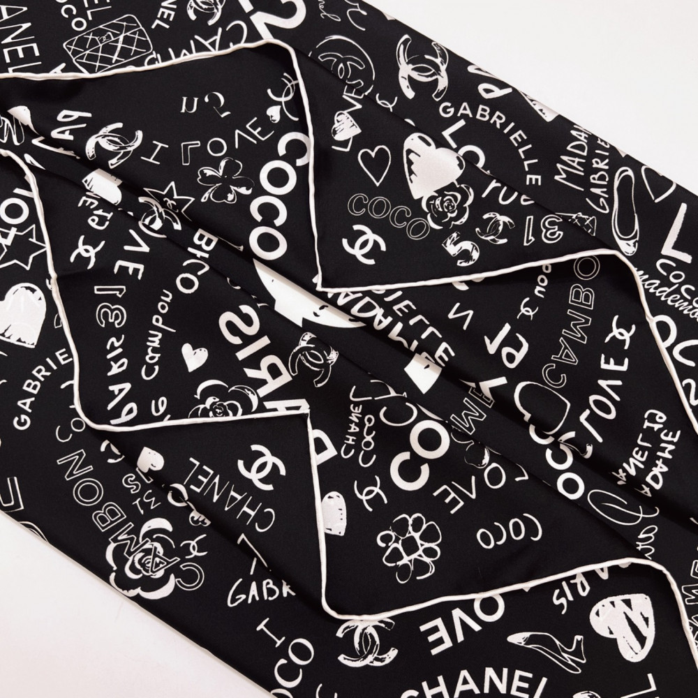 Chanel 100% silk 90cm square scarf!  