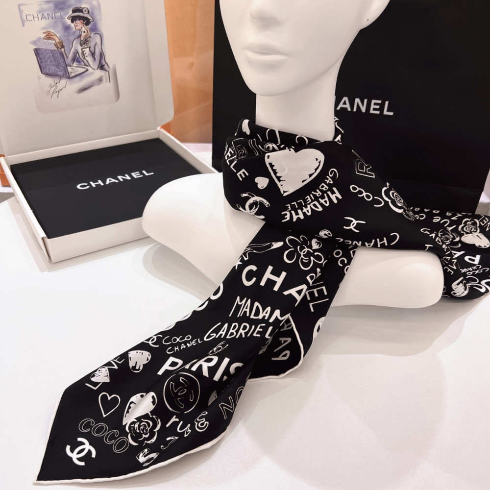 Chanel 100% silk 90cm square scarf!  