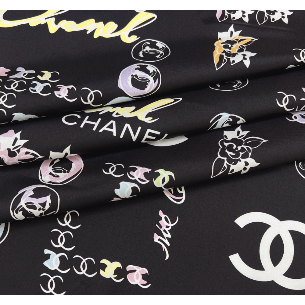 Chanel 100% silk 90cm square scarf!  