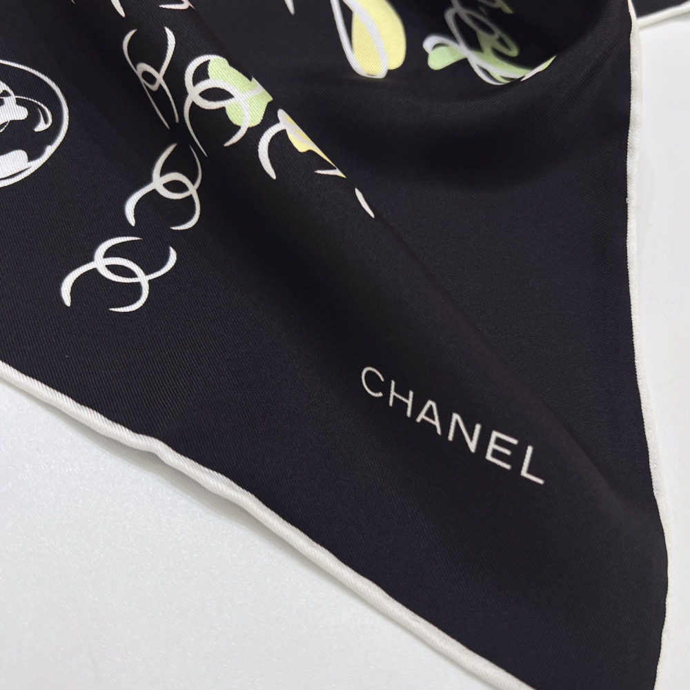 Chanel 100% silk 90cm square scarf!  