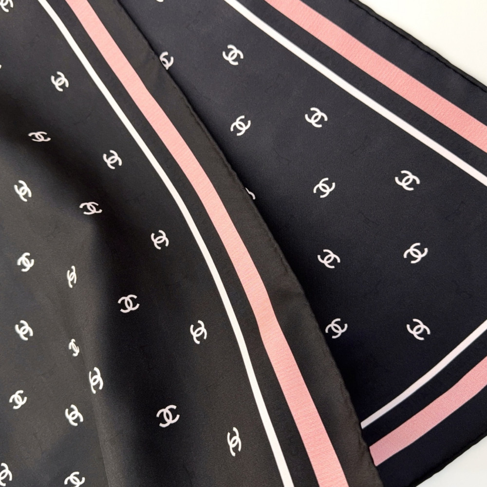 Chanel 100% silk 90cm square scarf!  