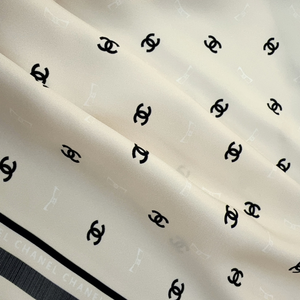 Chanel 100% silk 90cm square scarf!  