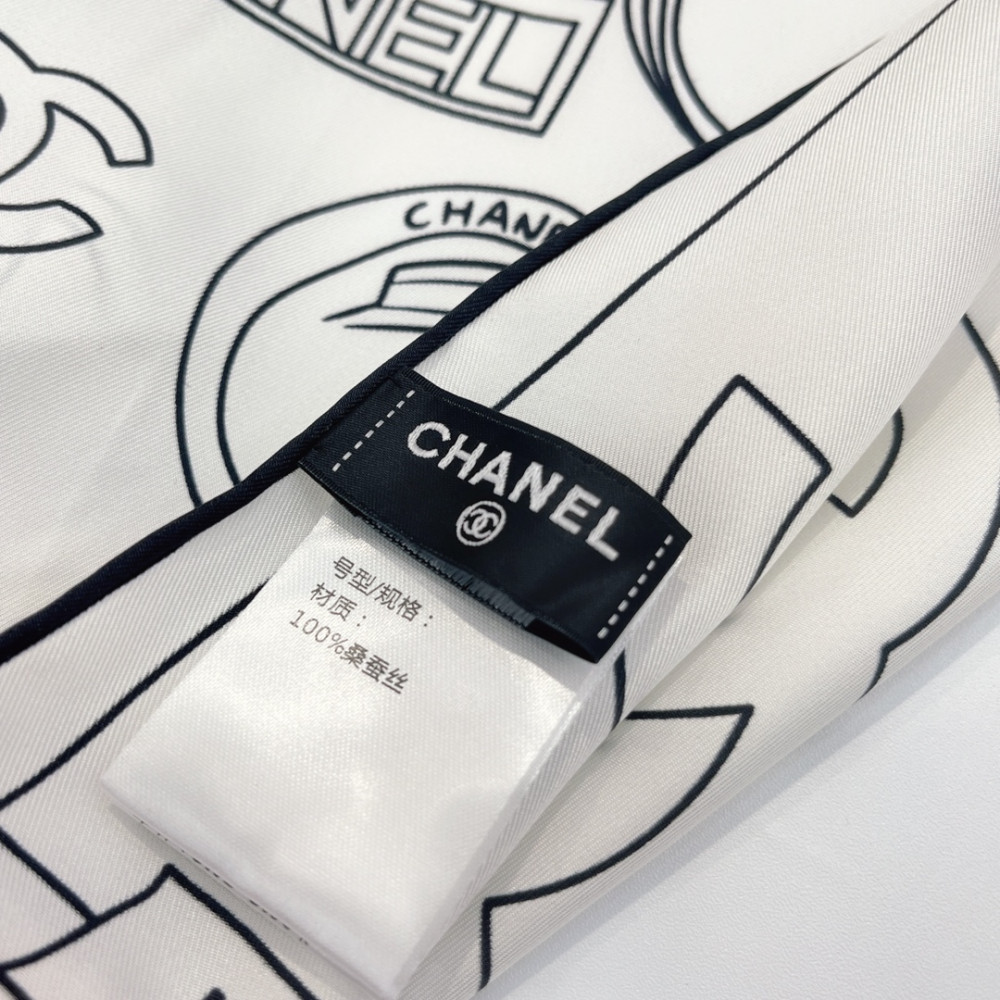 Chanel 100% silk 90cm square scarf!  