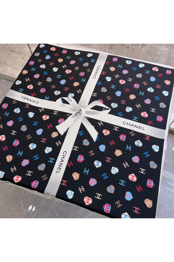 Chanel 100% silk 90cm square scarf!  