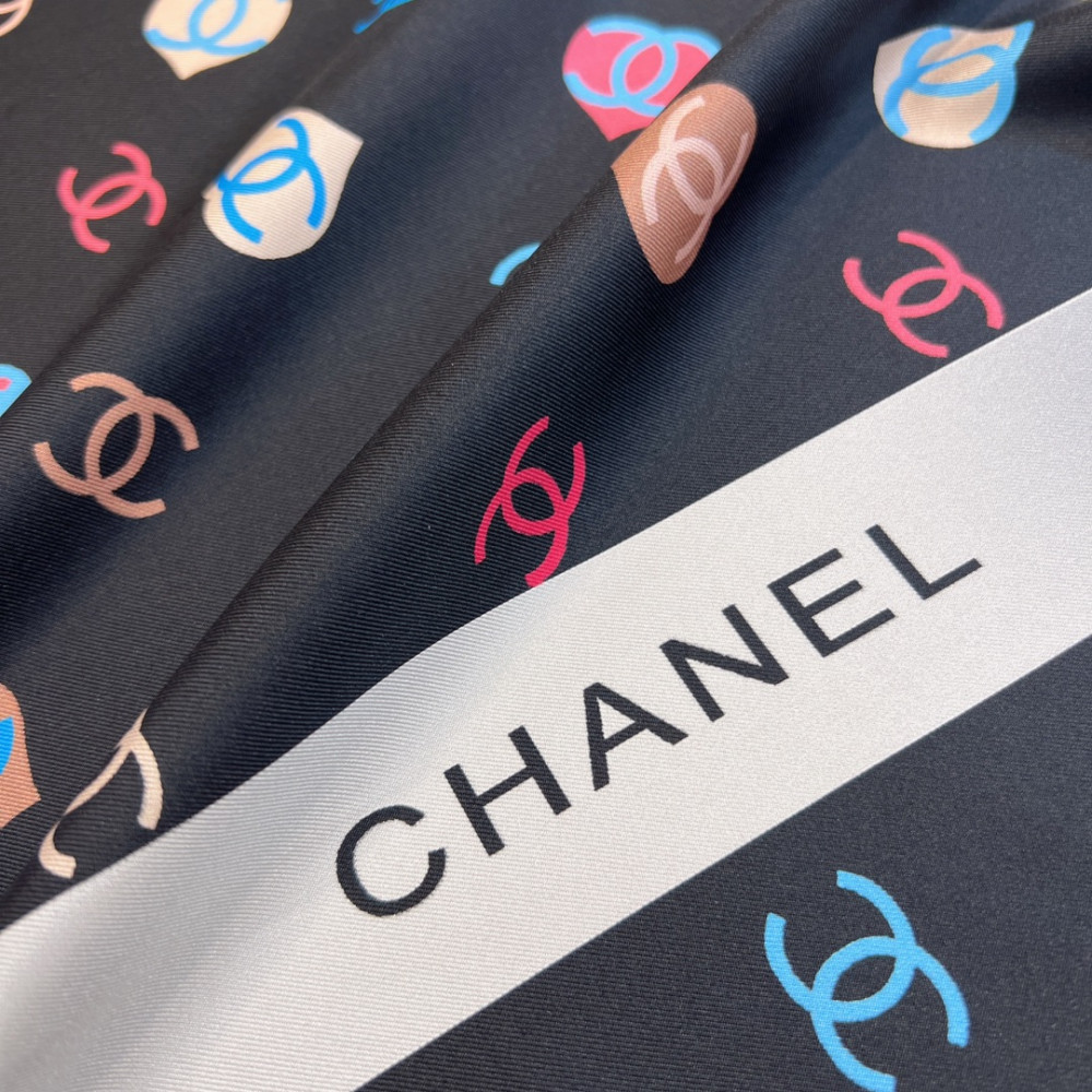 Chanel 100% silk 90cm square scarf!  