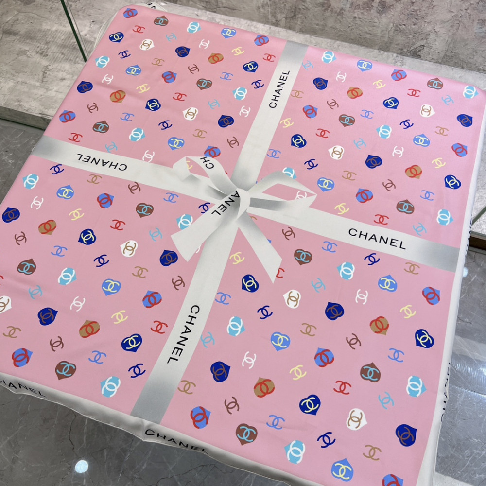 Chanel 100% silk 90cm square scarf!  