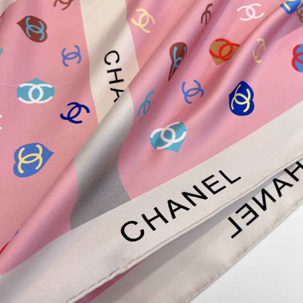 Chanel 100% silk 90cm square scarf!  